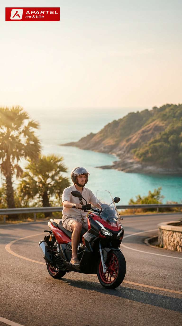 Honda ADV160 — вид сбоку