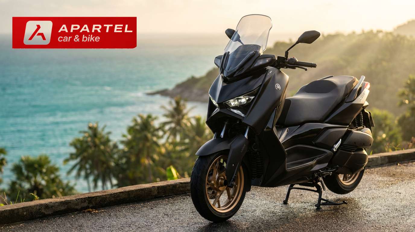 Yamaha XMAX на смотровой площадке Пхукета